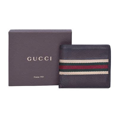 unboxing of gucci web leather wallet|Gucci authentic wallet.